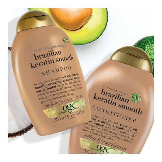 Detangling shampoo OGX Brazilian Keratin (385 ml)