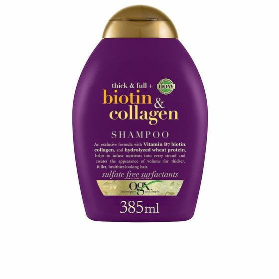 Volumengebendes Shampoo OGX Kollagen Biotin (385 ml)