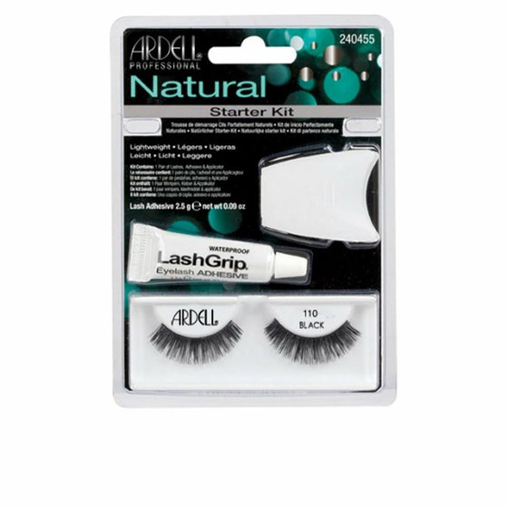 Falsche Wimpern Ardell Pro Natural Starter Kit 110 Schwarz