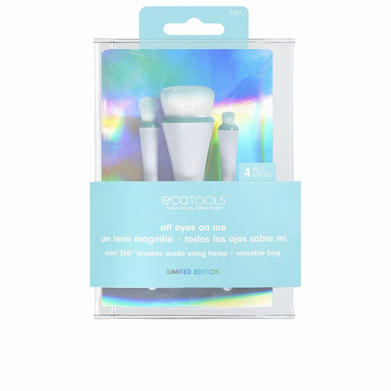 Set de Brochas de Maquillaje Ecotools Brighter Tomorrow All Eyes On Me (4 pcs)