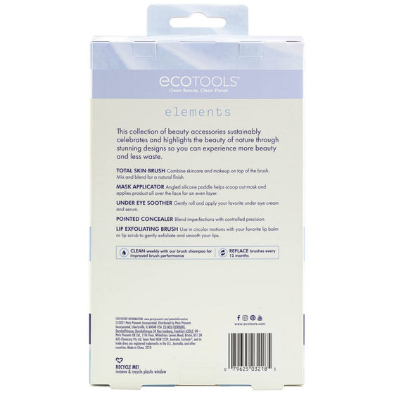 Set mit Schminkbürsten Ecotools Elements Water Hydro-Glow (5 pcs)