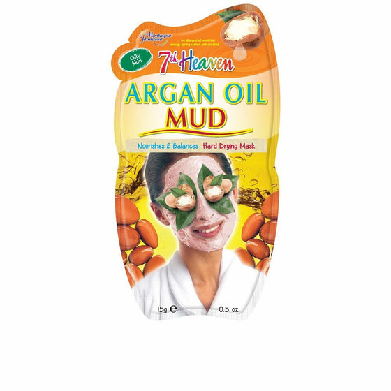 Facial Mask 7th Heaven Mud Revitalizing Nourishment Argan (15 g)