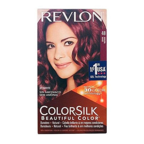 Dye No Ammonia Colorsilk Revlon Burgundy