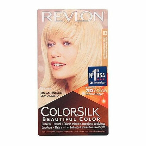 Tinte sin Amoniaco Colorsilk Revlon Rubio ultra claro natural