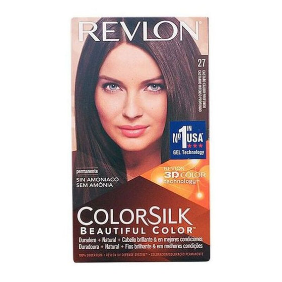 Dye No Ammonia Colorsilk Revlon Deep warm chestnut