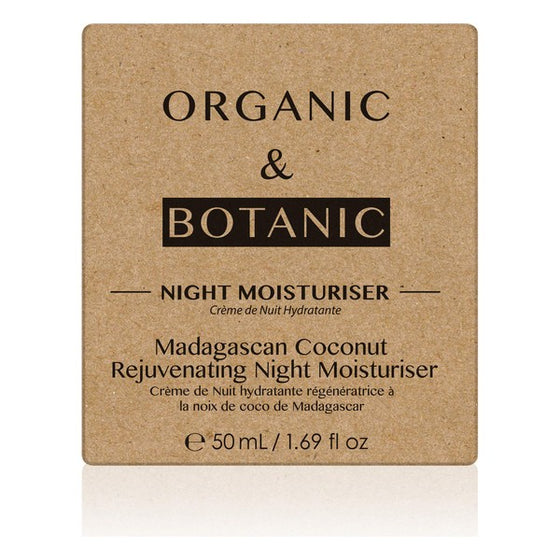 Night Cream Madagascan Coconut Organic & Botanic (50 ml)