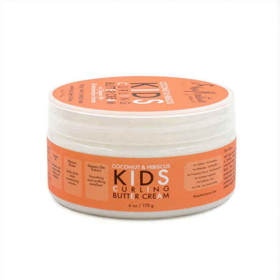 Crema de Peinado Shea Moisture Coconut & Hibiscus Kids Curl Butter Cream Cabellos Rizados (170 g)