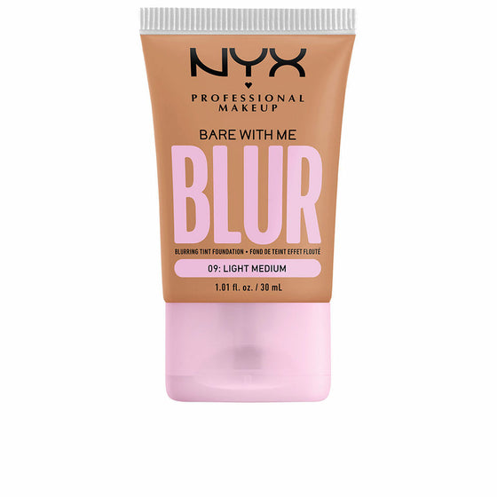 Base de Maquillaje Fluida NYX Bare With Me Blur Nº 09-light medium (30 ml)