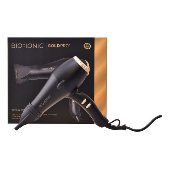 Secador de Pelo Gold Pro Bio Ionic 1200W Negro