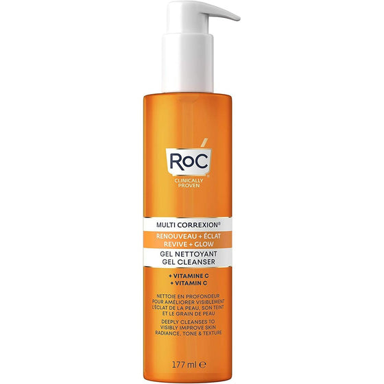 Facial Cleansing Gel Roc Multi Correxion Revive + Glow (177 ml)