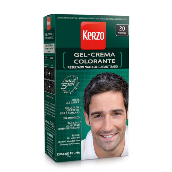 Coloración Permanente en Crema Kerzo 20 - Moreno