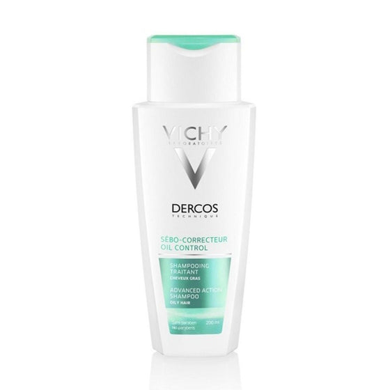 Shampoo Dercos Vichy (200 ml) Fettes haar