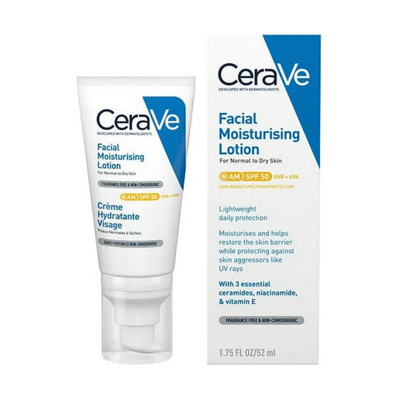 Moisturizing Facial Lotion CeraVe SPF 50 (52 ml)