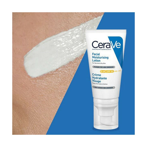 Moisturizing Facial Lotion CeraVe SPF 50 (52 ml)