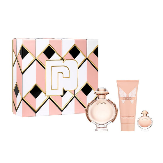 Women's Perfume Set Paco Rabanne Olympéa 3 Pieces