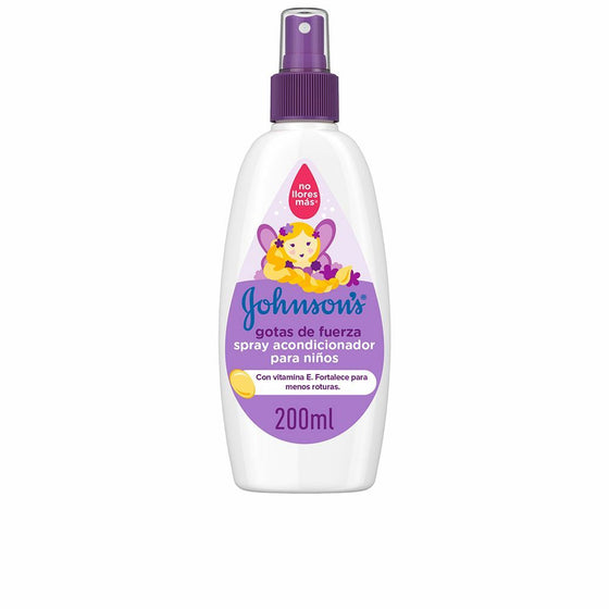 Strengthening Conditioner Johnson's Gotas de Fuerza Children's Spray (200 ml)