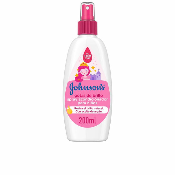 Spray Acondicionador Johnson's Gotas de Brillo Brillo Infantil (200 ml)