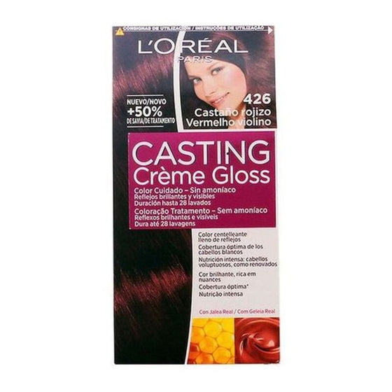 Tinte sin Amoniaco Casting Creme Gloss L'Oreal Make Up Castaño cobrizo