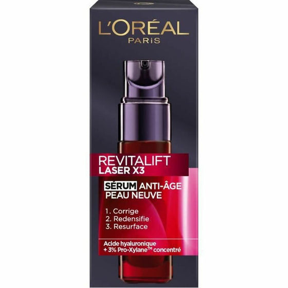 Facial Serium with Hyaluronic Acid L'Oréal Paris Revitalift Laser 30 ml Anti-ageing