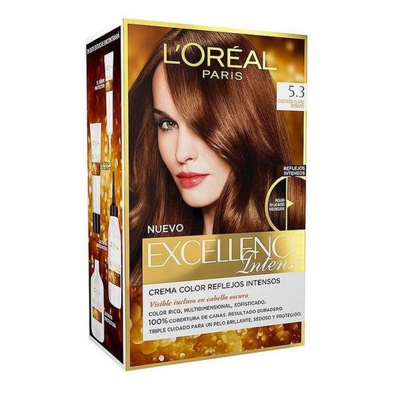 Permanent Dye Excellence Intense L'Oreal Expert Professionnel Light golden brown