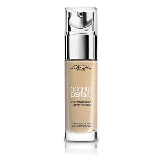 Fluid Makeup Basis L'Oreal Make Up Accord Parfait Nº 3.5.N (30 ml)