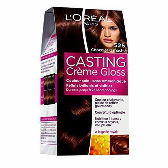 Permanent Dye L'Oréal Paris Casting Creme Gloss Nº 5.25 Chocolate