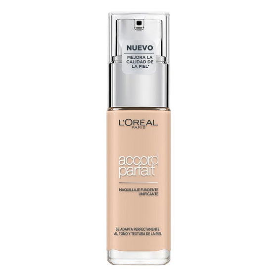 Base de Maquillaje Fluida Accord Parfait L'Oreal Make Up (30 ml)