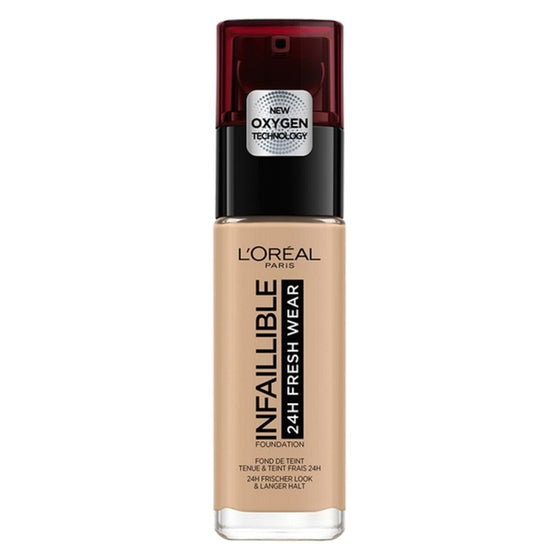 Base de Maquillaje Cremosa Infaillible 24h L'Oreal Make Up 235 Miel (30 ml)