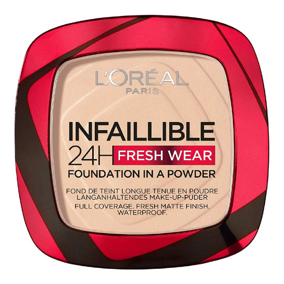 Base de Maquillaje en Polvo Infallible 24h Fresh Wear L'Oreal Make Up 20 (9 g)