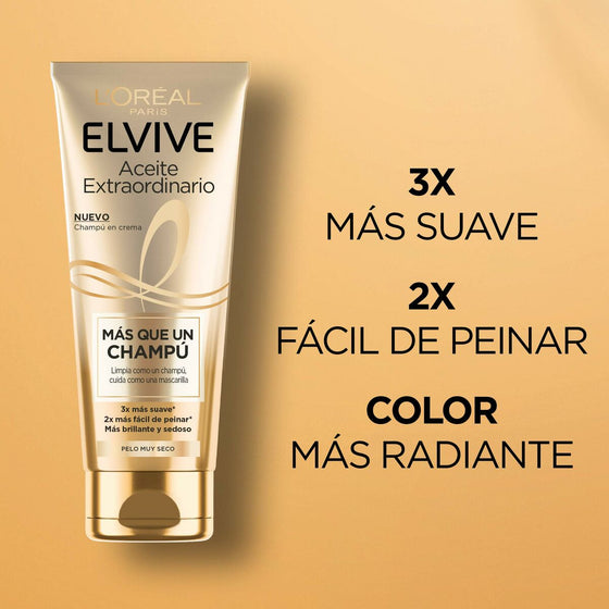 Champú Reparador L'Oreal Make Up Elvive Aceite Extraordinario (250 ml)