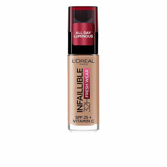 Base de Maquillaje Cremosa L'Oreal Make Up Infalible Fresh Wear Nº 225 Spf 25 (30 ml)