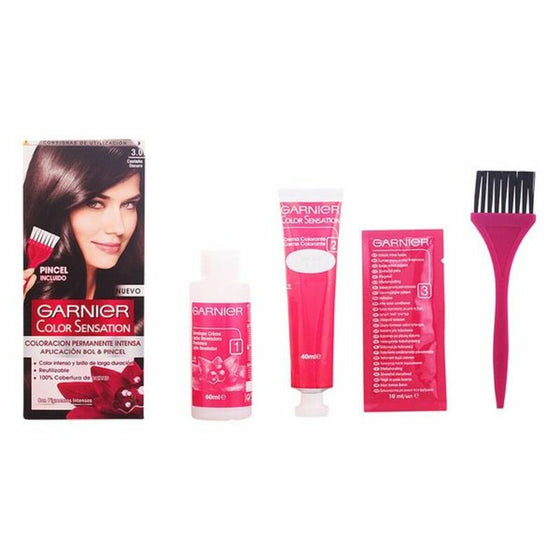 Permanent Dye Color Sensation 3 Garnier Dark Brown