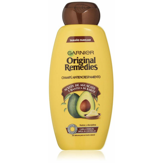 Champú Antiencrespamiento Garnier Original  Remedies Karité Aguacate (600 ml)