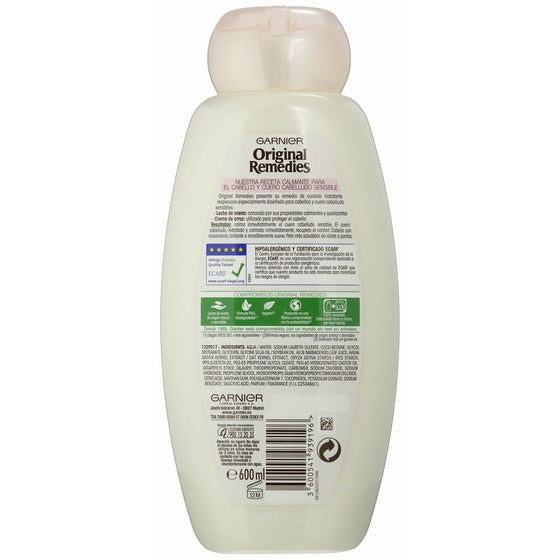 Crema de Peinado Garnier Original  Remedies  Delicatesse Avena (600 ml)