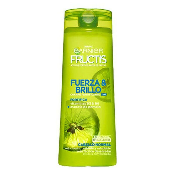 Champú Fortificante Fructis Fuerza & Brillo 2 en 1 Garnier (360 ml) (360 ml)