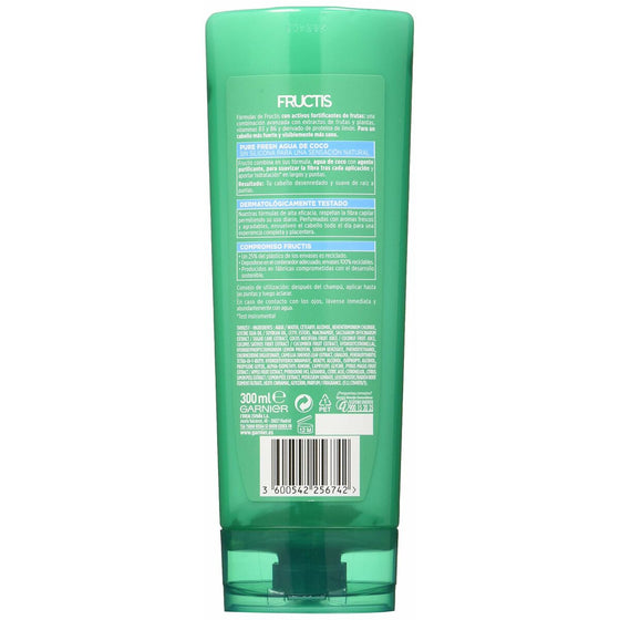 Acondicionador Desenredante Garnier Fructis Pure Fresh Agua de Coco (300 ml)