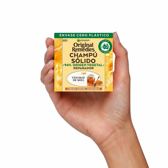 Champú Sólido Garnier Original  Remedies Tesoros de Miel  (60 g)