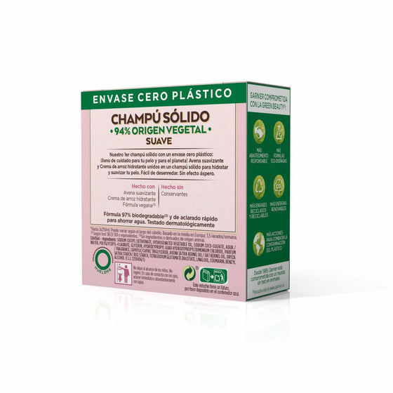 Champú Sólido Garnier Original  Remedies Suave Calmante (60 g)