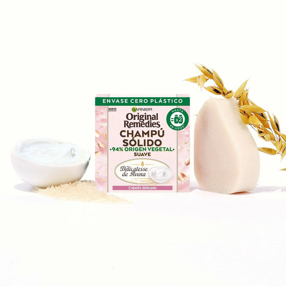 Champú Sólido Garnier Original  Remedies Suave Calmante (60 g)