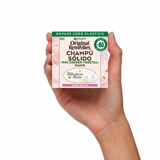 Champú Sólido Garnier Original  Remedies Suave Calmante (60 g)