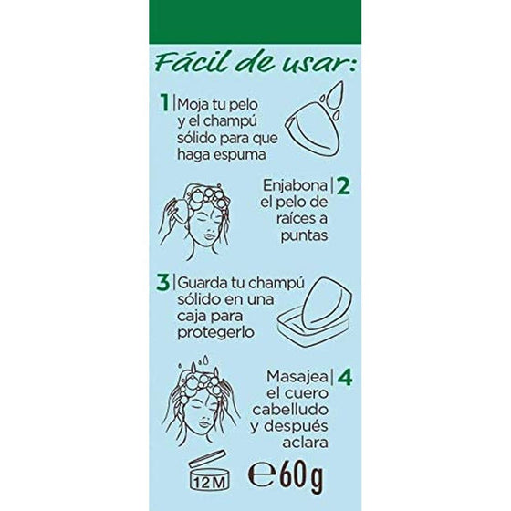 Champú Sólido Garnier Original  Remedies Coco Aloe Vera Hidratante (60 g)