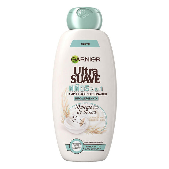 Champú para Niños Garnier Ultra Suave Champú + Acondicionador Avena (400 ml)