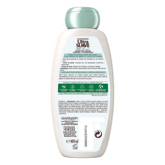 Champú para Niños Garnier Ultra Suave Champú + Acondicionador Avena (400 ml)