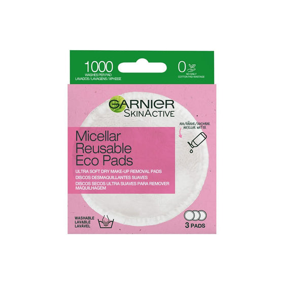 Make-up Remover Pads Garnier Skinactive Washable 3 Units