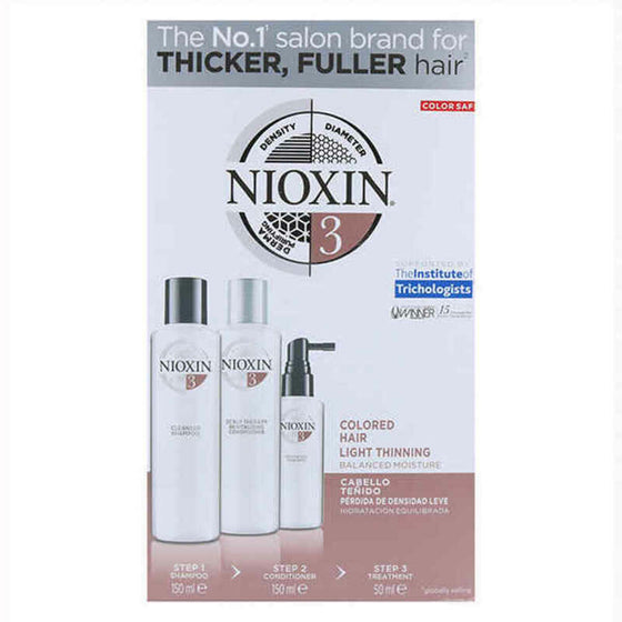 Tratamiento Wella Nioxin Trial Kit Sistem 3 Cabello Teñido