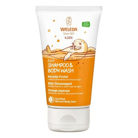 Gel y Champú 2 en 1 Kids Weleda Naranja (150 ml)