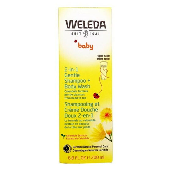 Gel y Champú 2 en 1 Baby Weleda Caléndula (200 ml)