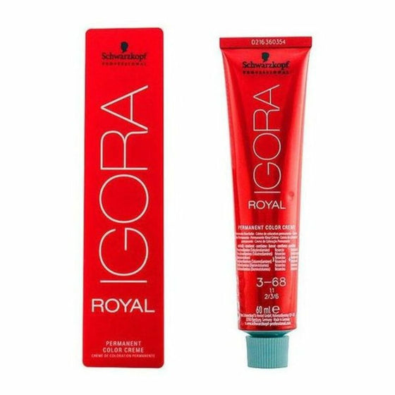 Tinte Permanente Igora Royal Schwarzkopf 3-68 (60 ml)