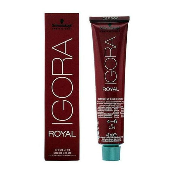 Tinte Permanente Igora Royal Schwarzkopf 4-6 (60 ml)