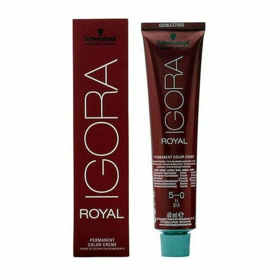 Permanent Dye Igora Royal Schwarzkopf 5-0 (60 ml)